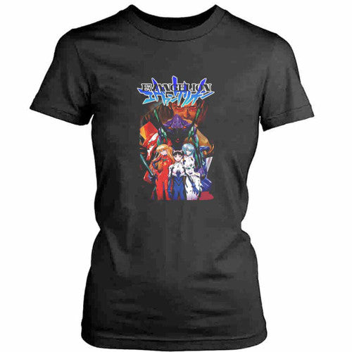Evangelion Anime Gread Womens T-Shirt Tee