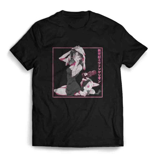 Evangelion Asuka Anime Mens T-Shirt Tee