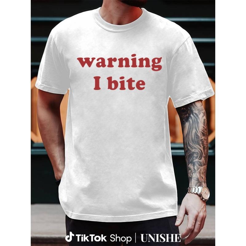 Everyday Funny T-Shirt - I'll Bite Your T-Shirt Quote in Bold Red