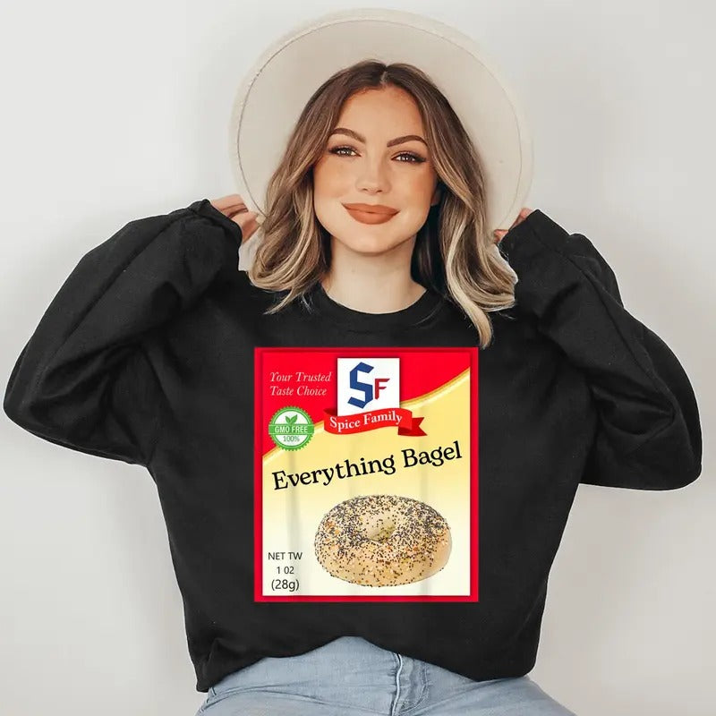 Everything Bagel Condiment Costume Holiday Spice Costumes Sweatshirt T-Shirts, Hoodie | HypeCrazeTee.com
