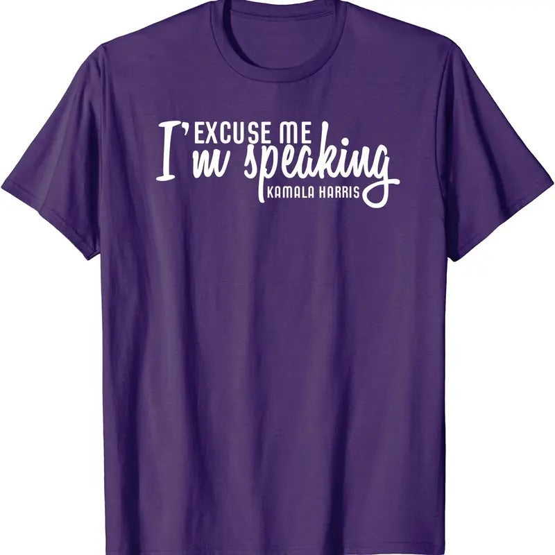 Excuse Me I'm Speaking Kamala Harris Gift T-Shirt Hoodie, Sweatshirt | HypeCrazeTee.com
