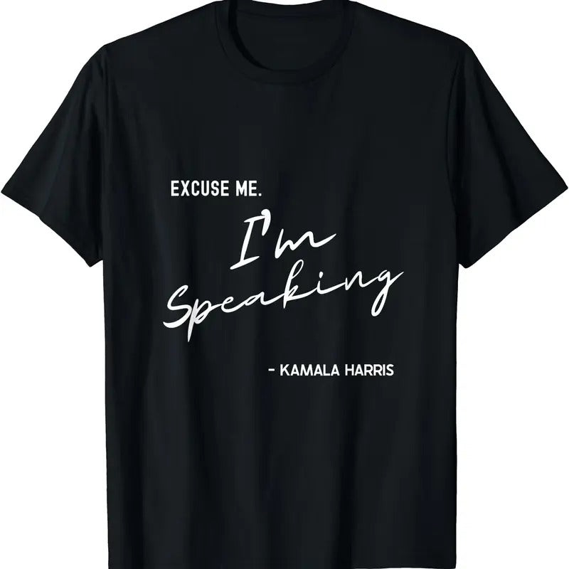 Excuse Me I'm Speaking Kamala Harris International Women Day T-Shirt Hoodie, Sweatshirt | HypeCrazeTee.com