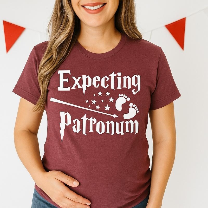 Expecting Patronum Shirt, Baby Announcement Shirt,Pregnancy Announcement Shirt, Birth Announcement, Pregnancy Gift,...