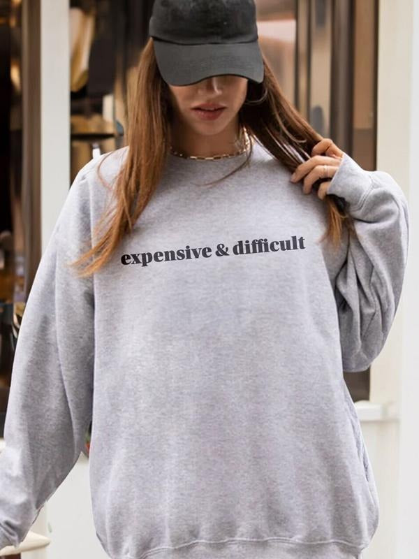 Expensive and Difficult Sweatshirt Womenswear T-Shirts, Hoodie | HypeCrazeTee.com