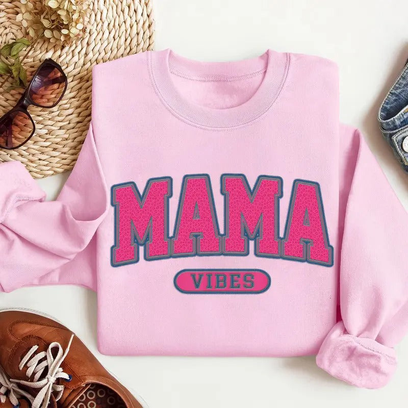 Express Your Love with Mama Valentine Sweatshirt: Cute Gildan Faux Print Shirt for Valentines Day Perfect Love Shirt Hoodie