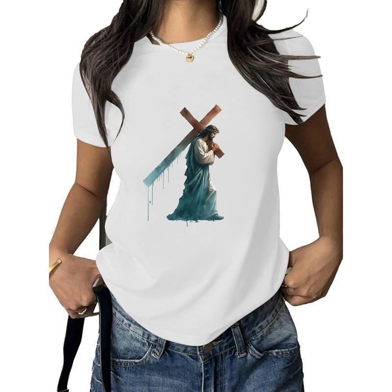 Eye - catching Women's White T