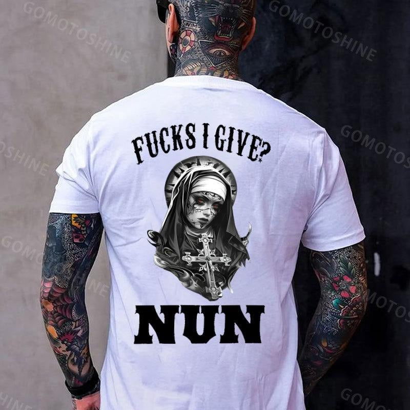 F@CKS I GIVE NUN Crucifix Nun Print Men's T-Shirt Hoodie, Sweatshirt | HypeCrazeTee.com