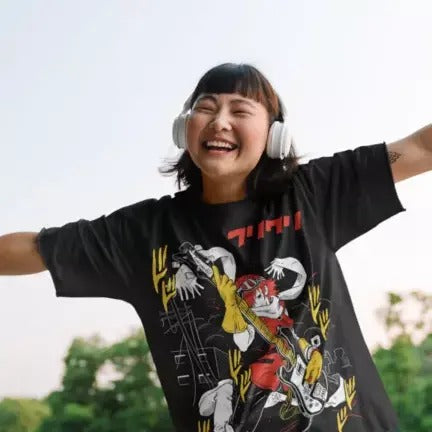 FLCL Haruko Fooly Cooly T-Shirt Anime Haruko T-Shirt Haruhara Gainax Graphic Tee Hoodie, Sweatshirt | HypeCrazeTee.com