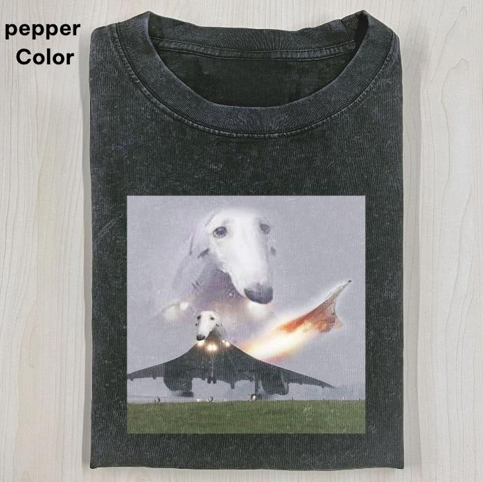 FLYING DOG T-SHIRT, Let me do it for you Dog Meme T-Shirt, FUNNY CUTE, funny shirts for women, Womenswear Cotton Top...