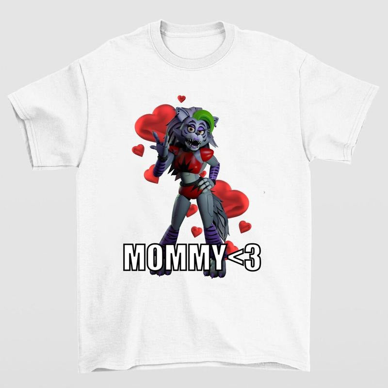 FNAF Roxy Roxanne Wolf Mommy T Shirt Perfect for Casual Wear and Gaming Enthusiasts Hoodie, Sweatshirt | HypeCrazeTee.com