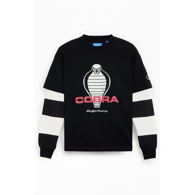 FORD Men's Cobra 2fer Long Sleeve T-Shirt - Multicolor Hoodie, Sweatshirt | HypeCrazeTee.com
