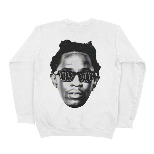 Young Thug Free Thug Sweatshirt – Vintage Rap Sweater, Retro Hip Hop Streetwear Apparel