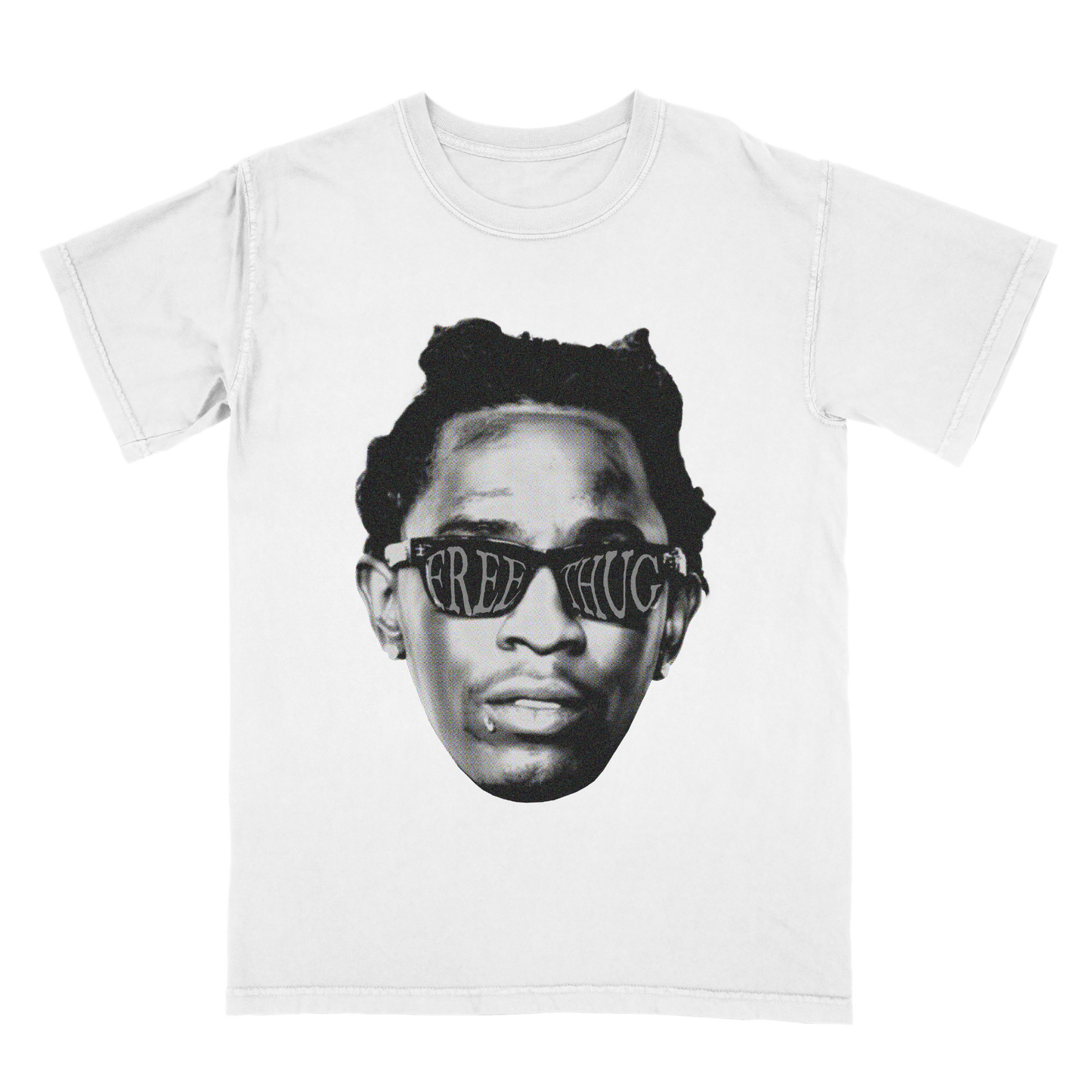 Young Thug Free Thug Graphic Tee – Vintage Rap Shirt, Retro Hip Hop Streetwear T-Shirt