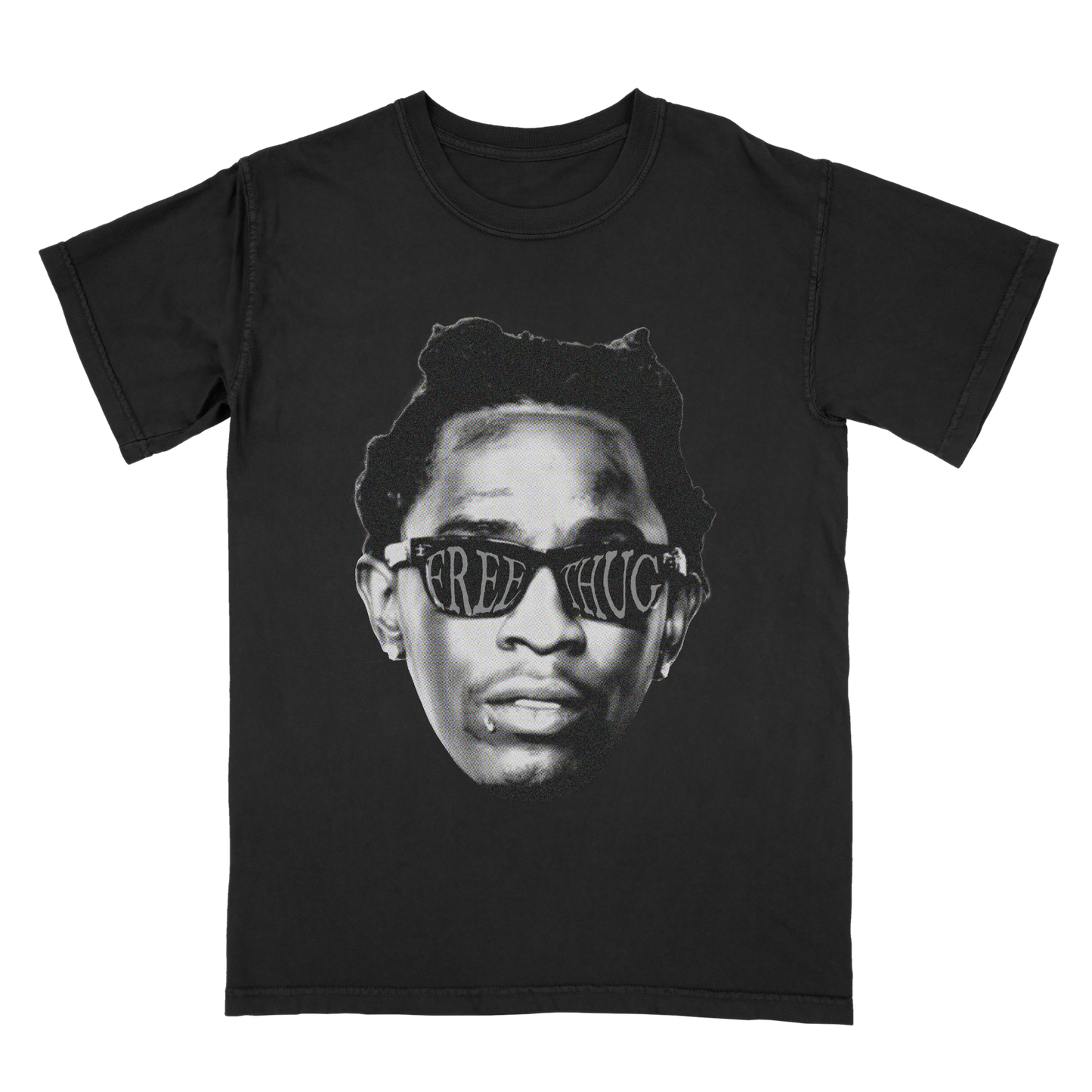 Young Thug Free Thug Graphic Tee – Vintage Rap Shirt, Retro Hip Hop Streetwear T-Shirt