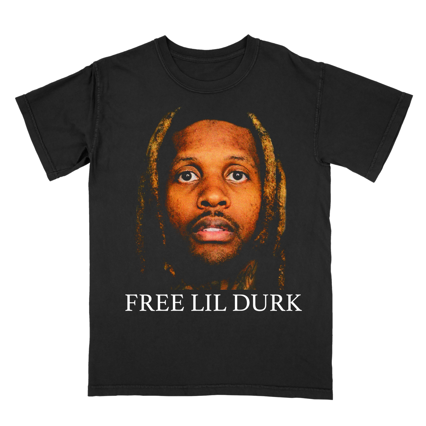 Free Lil Durk Mug Shot Graphic Tee – Rare Drill Hip Hop Streetwear T-Shirt, Vintage Rap Shirt