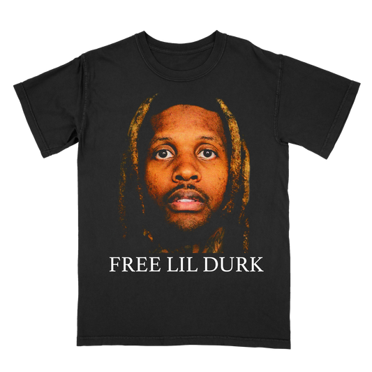Free Lil Durk Mug Shot Graphic Tee – Rare Drill Hip Hop Streetwear T-Shirt, Vintage Rap Shirt