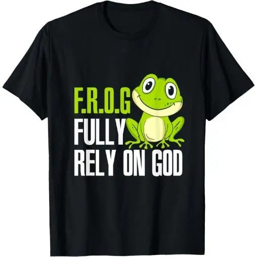 FROG Fully Rely On God Christian Frog Lover MP T-Shirt Made in USA Hoodie, Sweatshirt | HypeCrazeTee.com