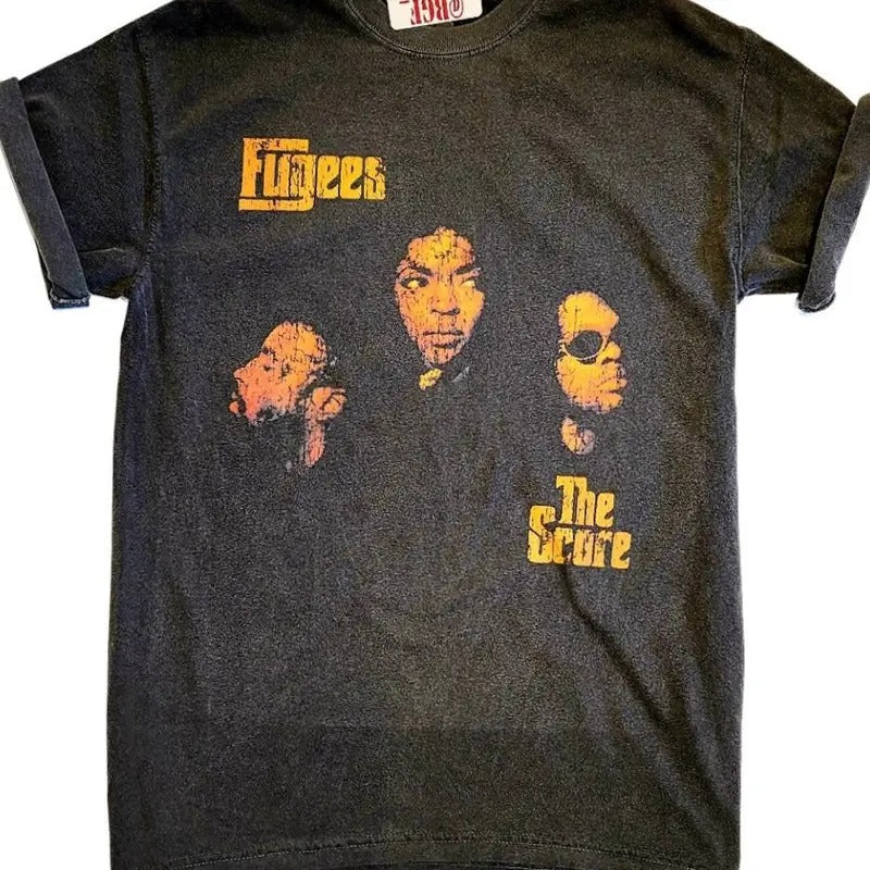 FUGEES The Score Lauryn Hill Wyclef Jean Pras Retro 90's rap Vintage Distressed Style Ultra Premium T-Shirt Hoodie,...