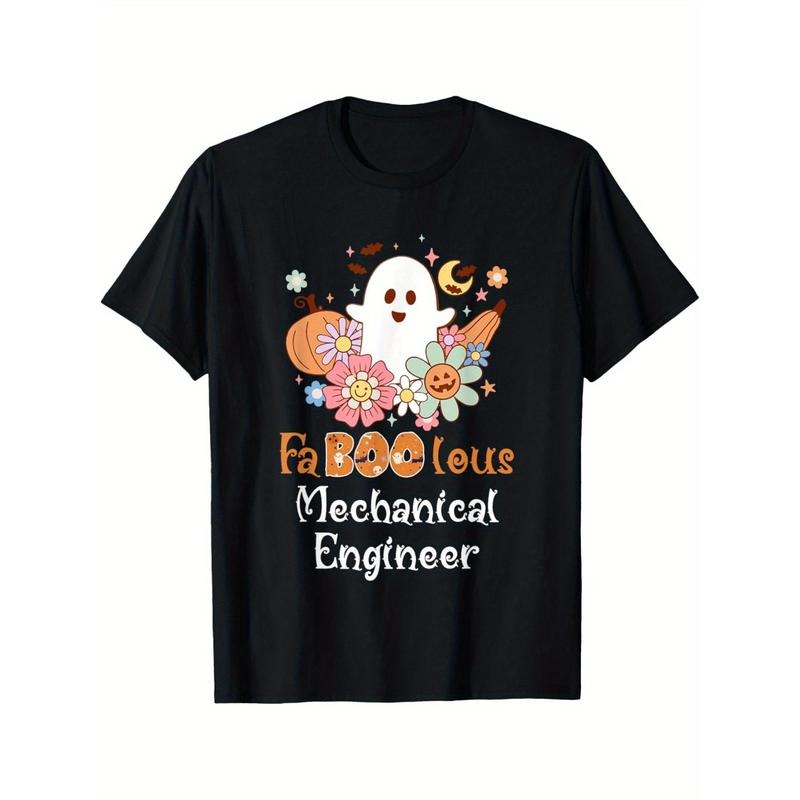 Faboolous Mechanical Engineer Boo Funny Halloween T-Shirt for Men Women, Christmas Gift Halloween Thanksgiving day Gift,...