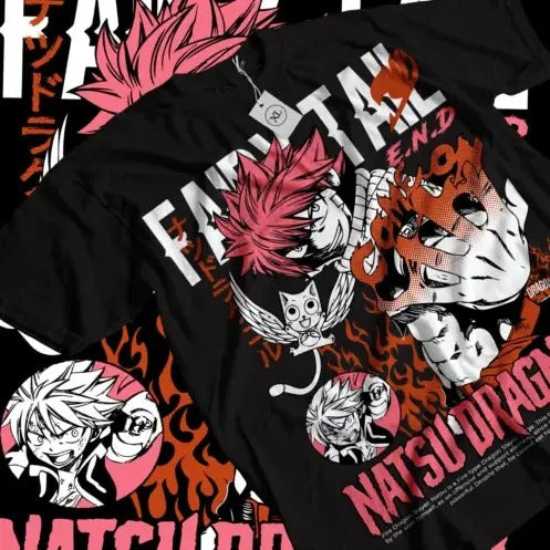 Fairy Tail T-shirt Gray Fullbuster Natsu Dragneel Girl Anime Gift Shirt All Size Hoodie, Sweatshirt | HypeCrazeTee.com
