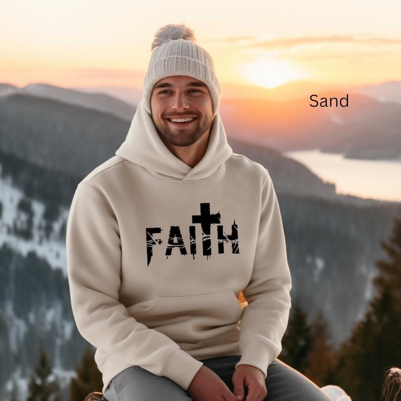 Faith Hoodie for Men, Men's Faith Hoodie, Christian Hoodie for Men, Men's Christian Hoodies, Gifts for Men, Faith Gifts...