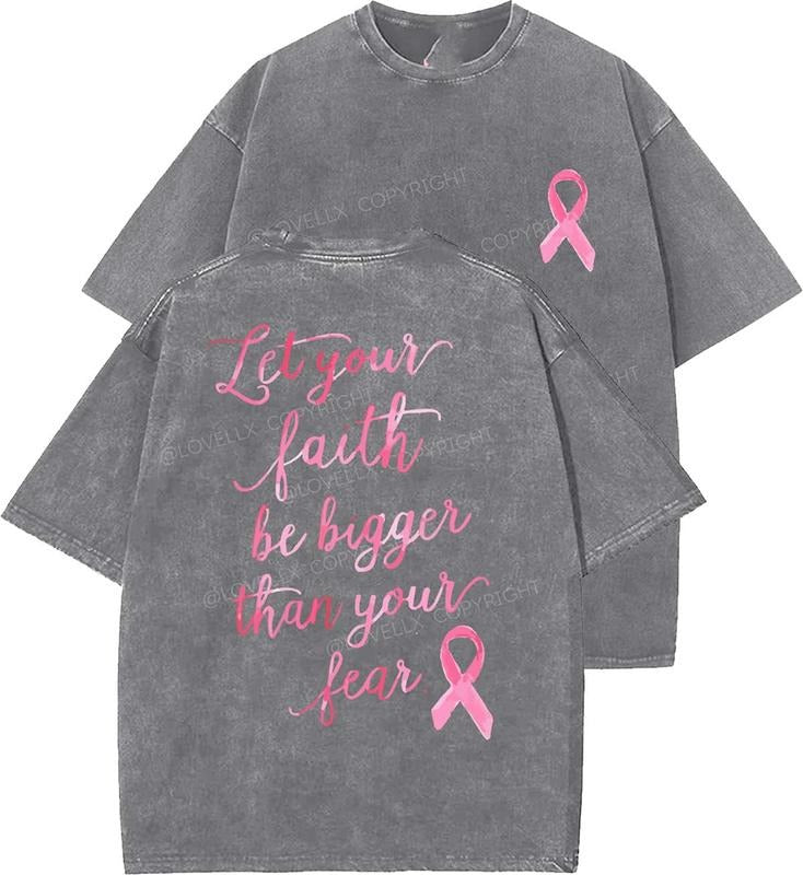 Faith Over Fear Washed Christian Vintage 90s Top Womenswear Cotton Mineral Colorstyle{N002}3 T-Shirts, Hoodie, Sweatshirt
