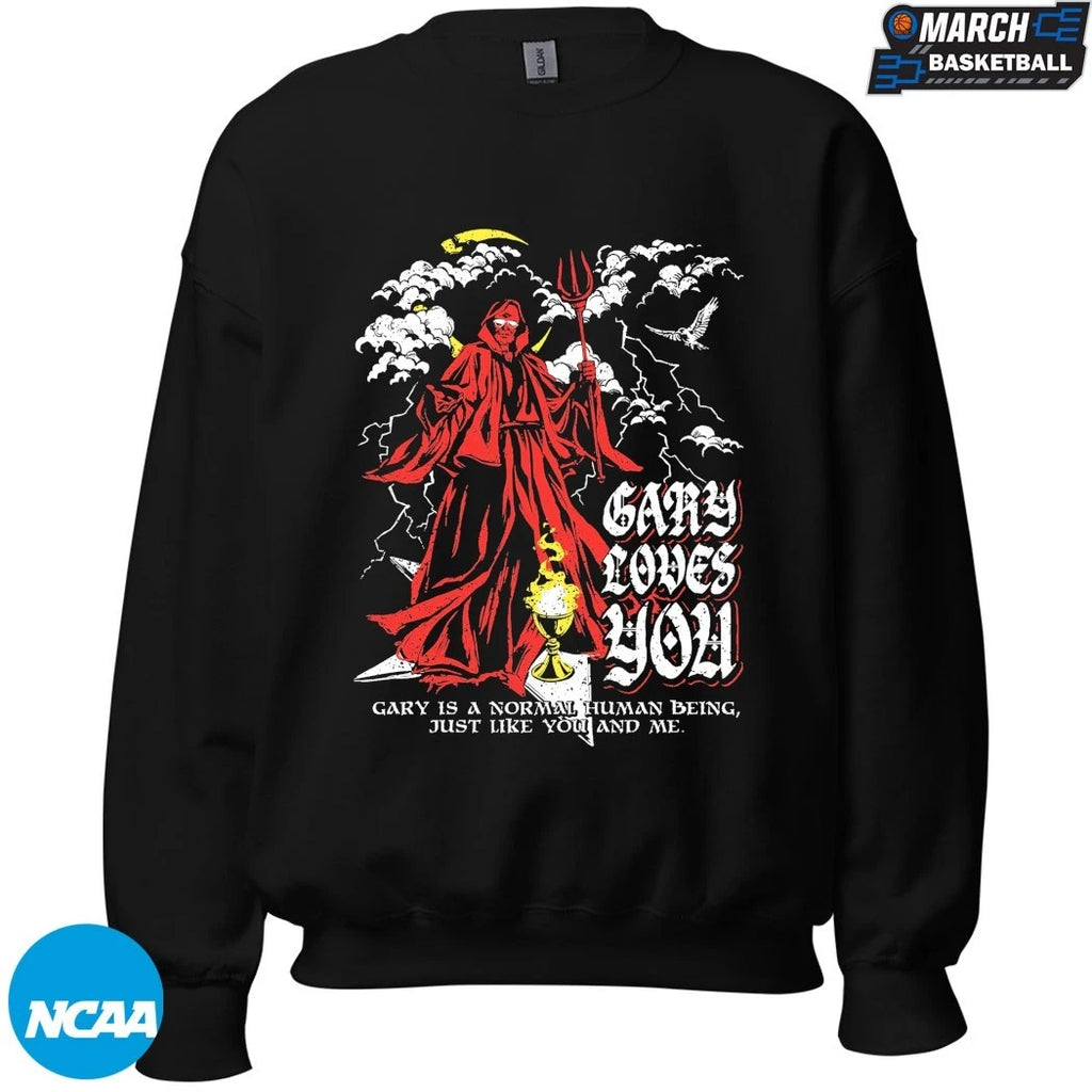 Faith The Unholy Trinity Gary Loves You Gary Is A Normal Human Being Just Like You And Me T-shirts