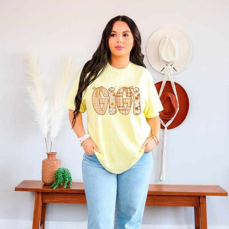 Fall Pattern Name Graphic T-Shirt - Yellow Color with Unique Design Elements Hoodie, Sweatshirt | HypeCrazeTee.com