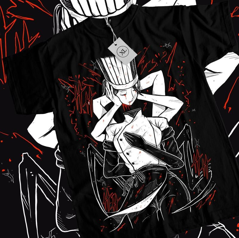 Falling Devil Chainsaw Man T-Shirt S-4XL Horror Men & Women Manga Unisex Black Shirt Hoodie, Sweatshirt | HypeCrazeTee.com