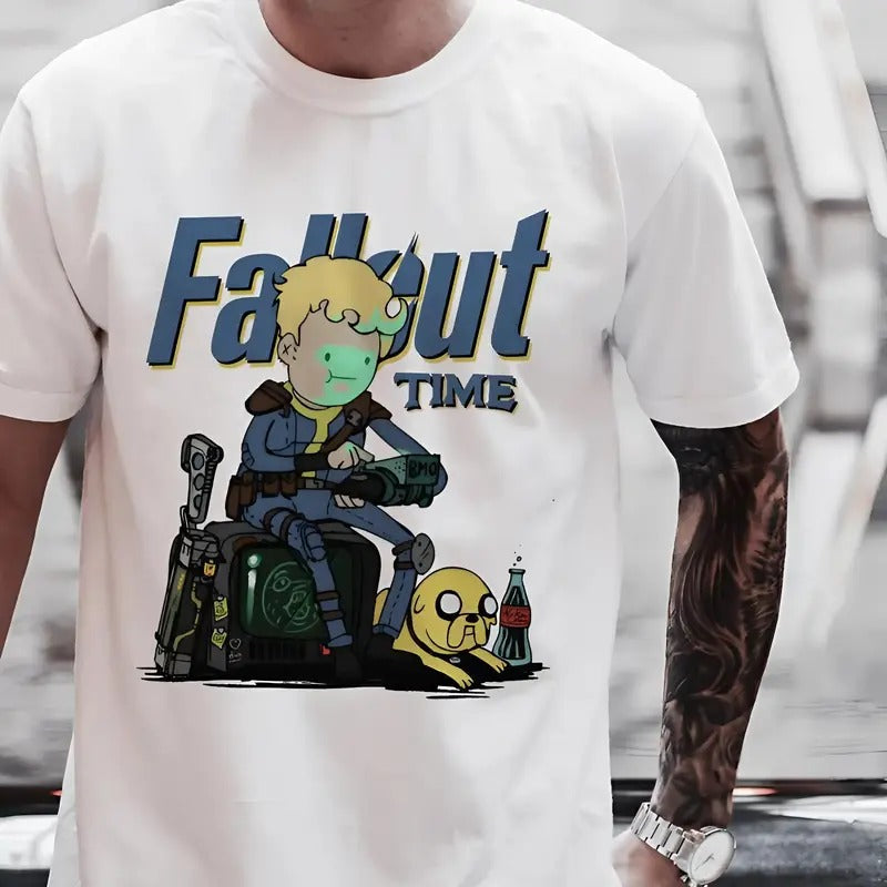 Fallout Time Shirt, Cartoon Character T-shirt Sweatshirt Hoodie, For Men For Women | HypeCrazeTee.com