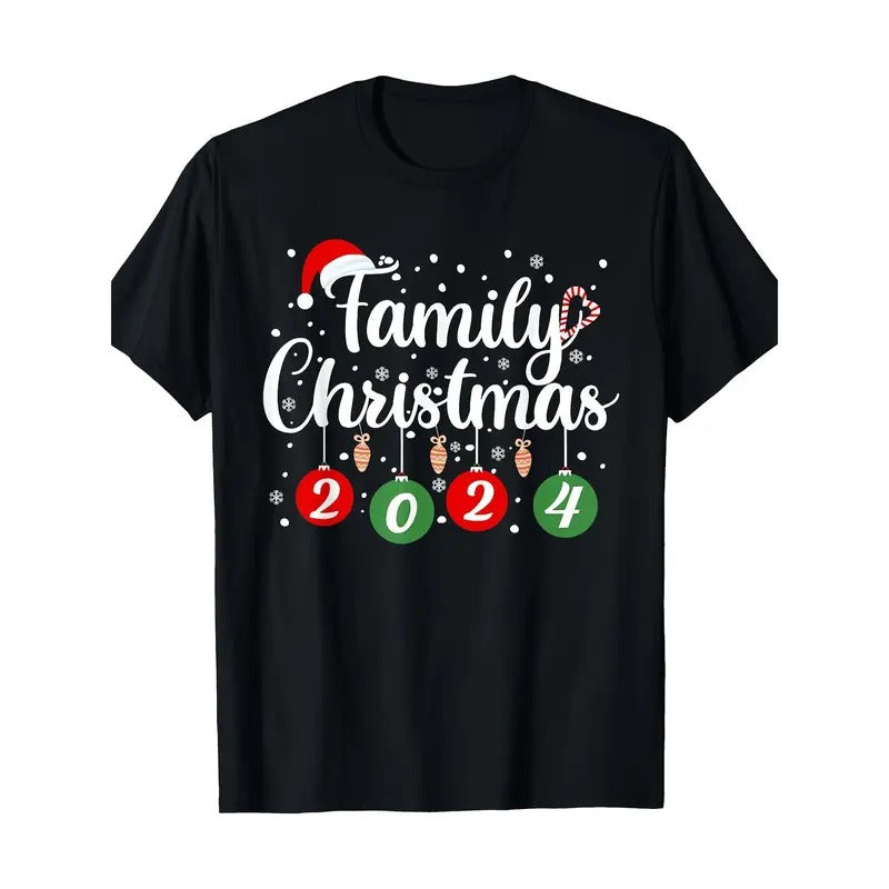 Family Christmas Pyjamas Family Holiday T-shirt, Casual, Printed, Stylish -100% cotton Made in USA Hoodie, Sweatshirt