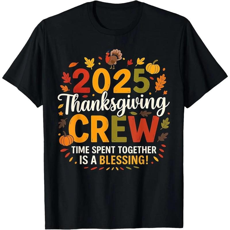 Family Thanksgiving 2025 Thanksgiving Crew Matching Group T-Shirt Hoodie, Sweatshirt | HypeCrazeTee.com