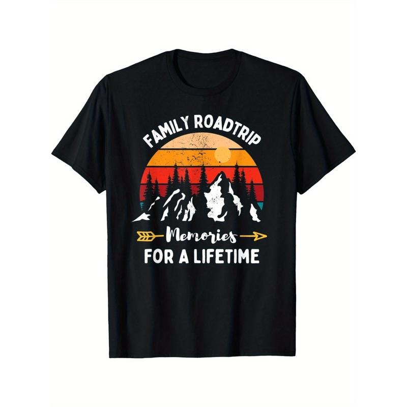Family road trip vintage Sunset Mountain T-shirt Made in USA Hoodie, Sweatshirt | HypeCrazeTee.com