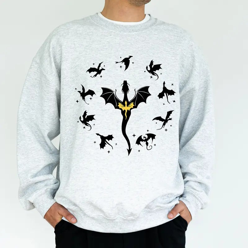 Fantasy Book Dragon Dragon Dragon Bookish Shirt Romantasy Book Lovers T-Shirts, Hoodie, Sweatshirt