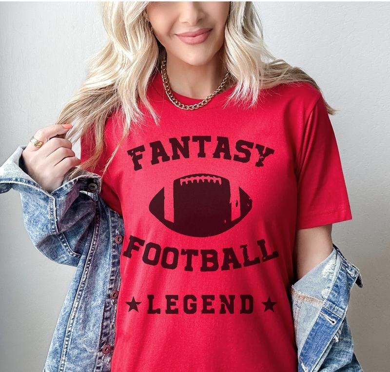 Fantasy Football T-shirt Gift Boyfriend Tee Mom Gift Tshirt League Girlfriend Tee Gift Football League T-shirt Fantasy...