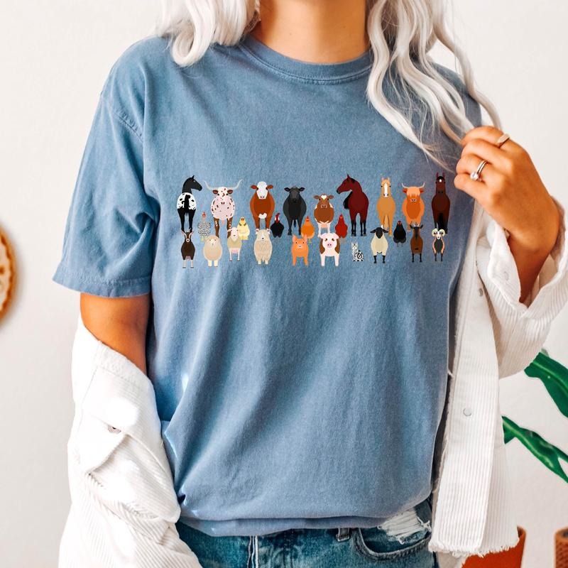 Farm Animals Lover T-Shirtstyle{n002}2 T-Shirts, Hoodie, Sweatshirt | HypeCrazeTee.com