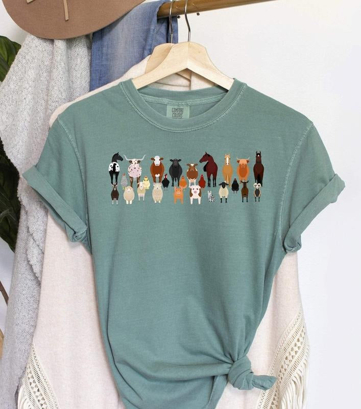 Farm Animals Lover T-Shirtstyle{n002}3 T-Shirts, Hoodie, Sweatshirt | HypeCrazeTee.com