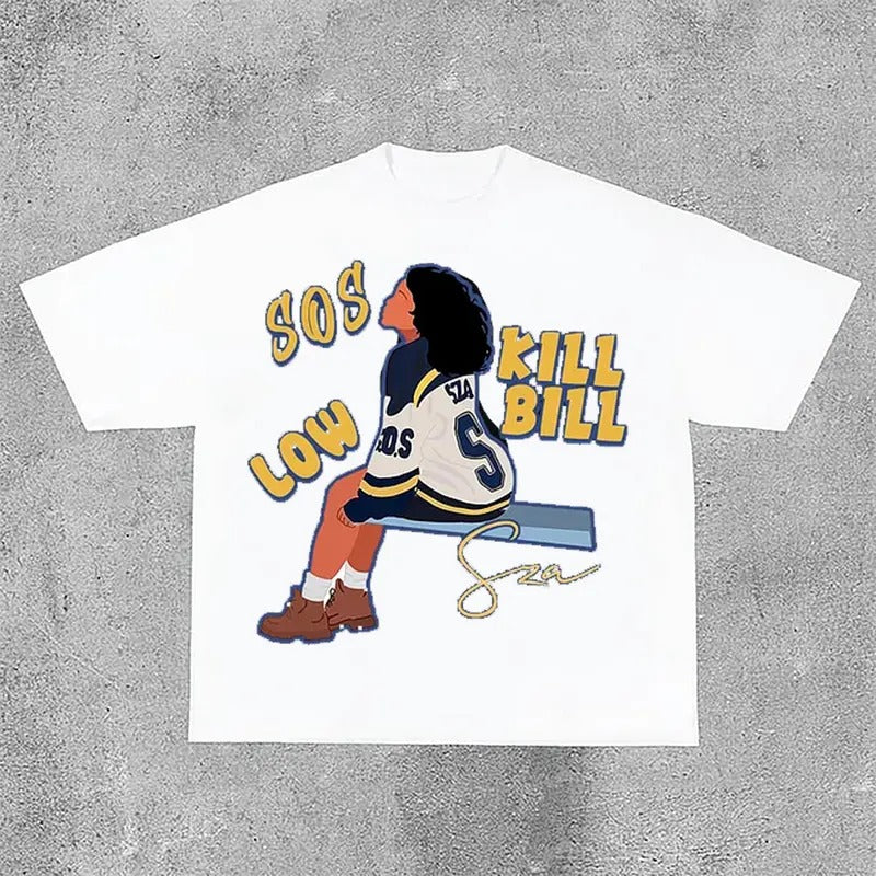 Fashion Casual SZA Graphics Print Cotton T-Shirt Hoodie, Sweatshirt | HypeCrazeTee.com