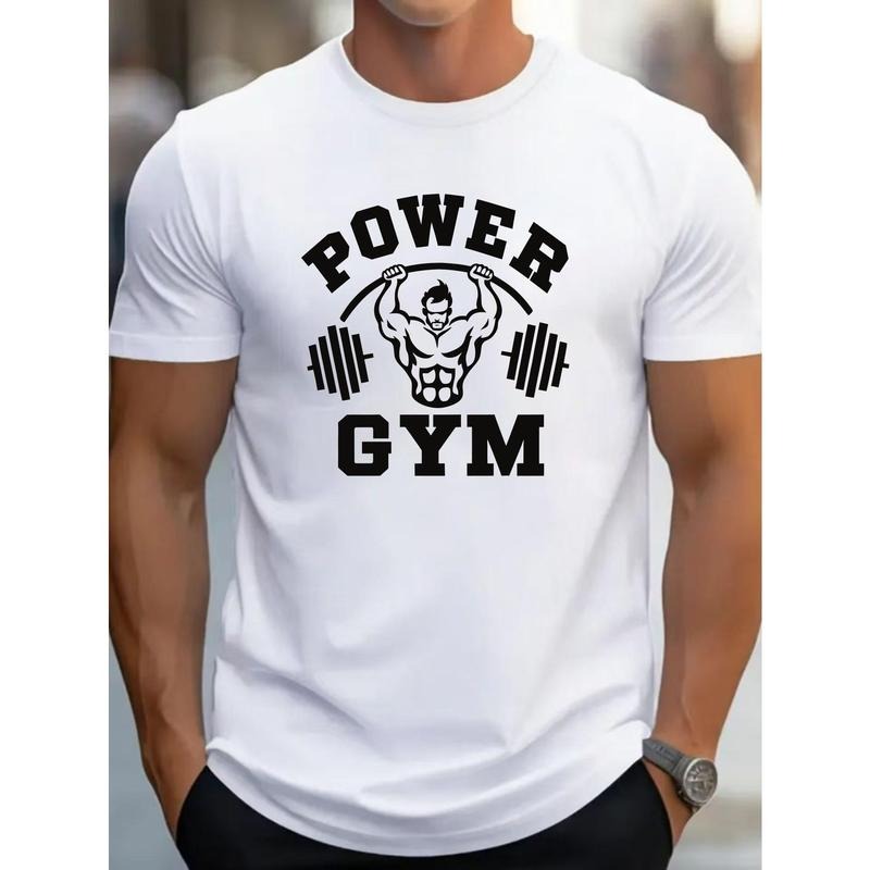 Fashion printed cotton short-sleeved T-shirt American fashion trend brand printed bottom shirt men's summer crew-neck...