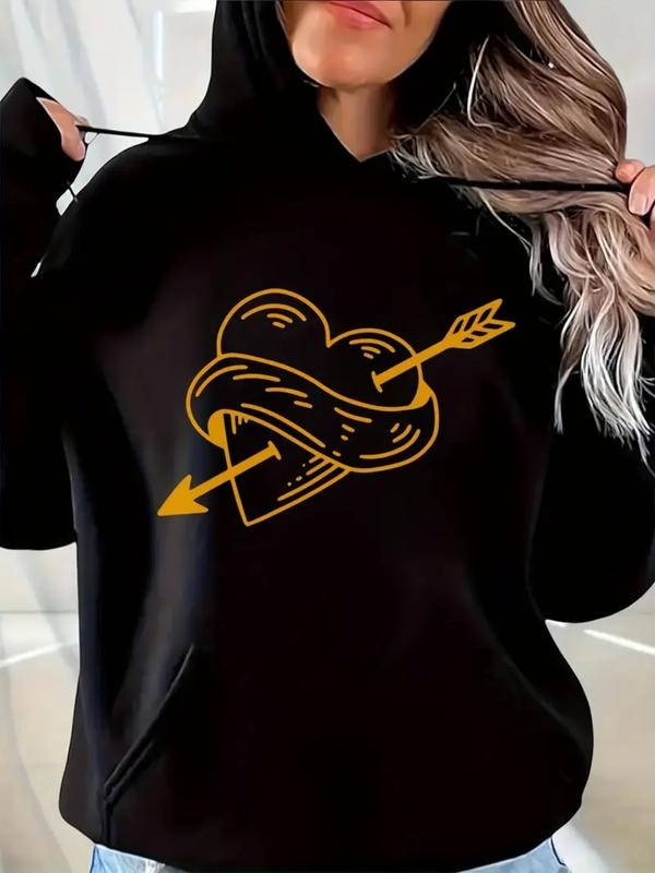 Fashionable Graphic Comfortable Sweatshirt, Essential Outerwear for Autumn & Winter Seasons, Stylish Design for Casual...