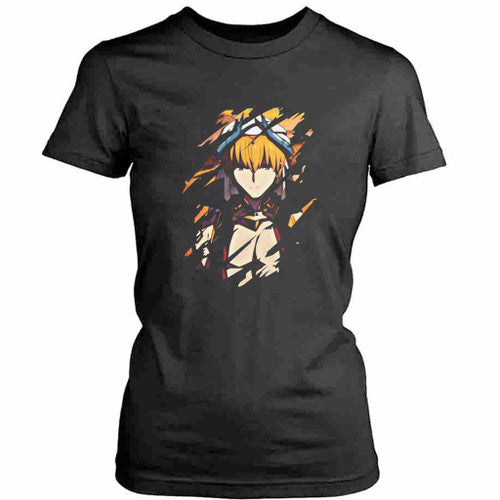 Fate Stay Night Gilgamesh Anime Art Womens T-Shirt Tee