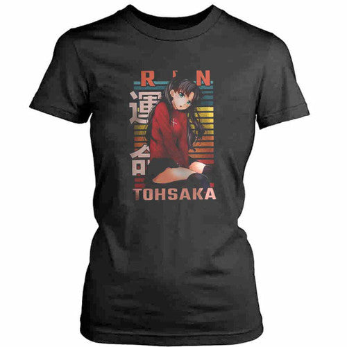 Fate Stay Night Rin Tohsaka Anime Fate Stay Night Womens T-Shirt Tee