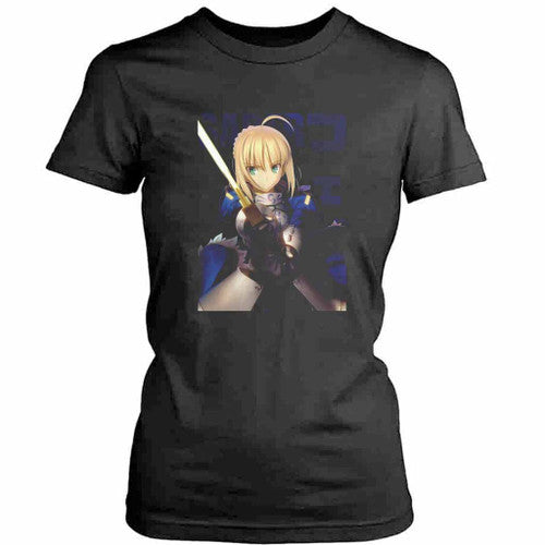 Fate Stay Night Saber Anime Emiya Womens T-Shirt Tee