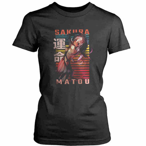 Fate Stay Night Sakura Matou Anime Womens T-Shirt Tee