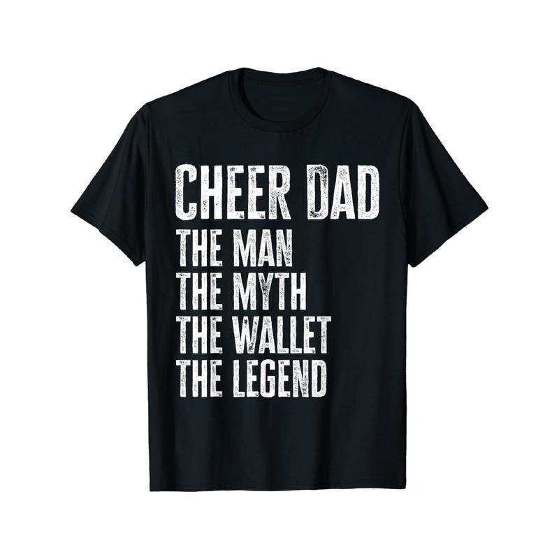[Father's Day Gift] 100% Cotton T shirt Funny Cheer Dad The Man The Myth The Wallet T-Shirt Hoodie, Sweatshirt