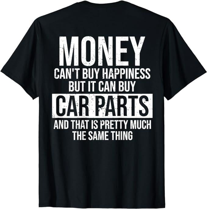 Father's Day T-Shirt, Gifts For Dad, Can Buy Car Parts Funny Car Guy Mechanic Fathers Day Gift T-Shirt Menswear Top...