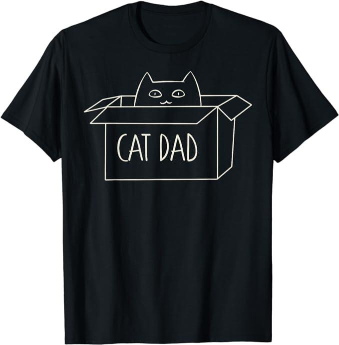 Father's Day T-Shirt, Gifts For Dad, Cat Dad Funny Cat Daddy Shirts for Men for Fathers Day T-Shirt Menswear Top Hoodie,...