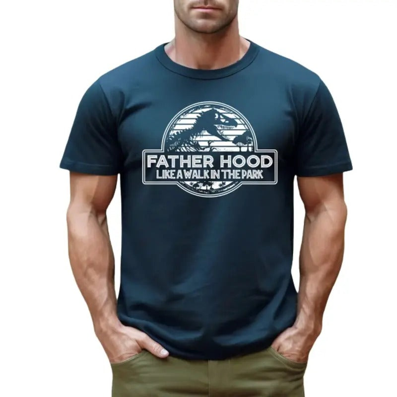 Fatherhood Like a Walk in the Park Shirt, Father's Day Gift T-Shirt Hoodie, Sweatshirt | HypeCrazeTee.com