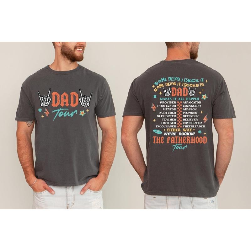 Fatherhood Tour, Dad Rock, Music, Concert, Father's Day, For Men, Some Day I Rock It Tshirt, Women's Comfort Color Tee,...