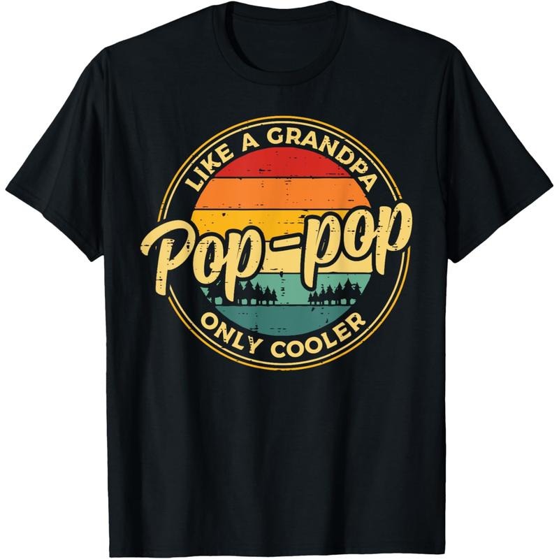 Fathers Day Pop-Pop Like Grandpa Cooler Grandad Papa Grampa T-Shirt Hoodie, Sweatshirt | HypeCrazeTee.com